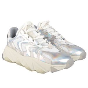 ASH [WOMENS EXTREME LACE UP HOLOGRAPHIC SNEAKER] || SIZE 5.5 ||